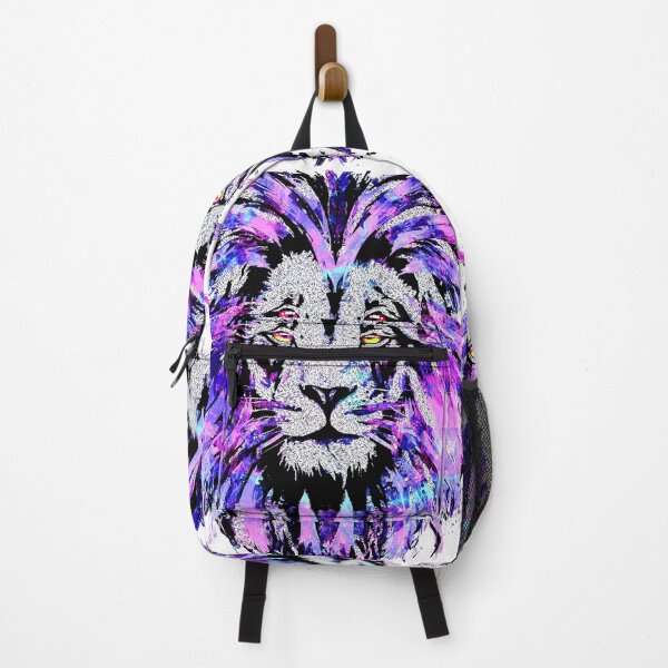 Item preview, Pink Lion Artwork - Purple Lion - Wildlife - Big Cat designed and sold by BigWildKiwi.