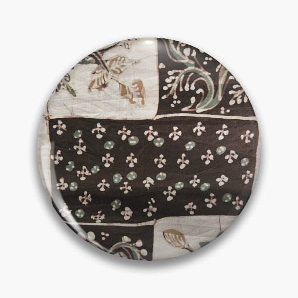 Item preview, Indonesia hand-drawn batik tulis green white plant floral pattern from Lasem designed and sold by Morcawork.