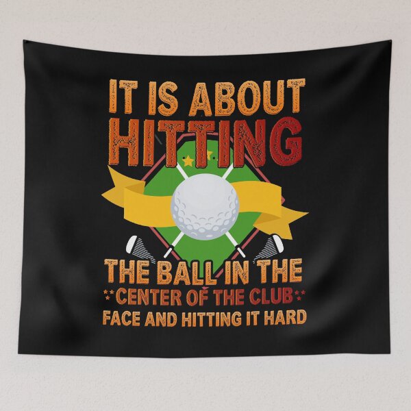 Item preview, IT IS ABOUT HITTING GOLF Funny Design for Golf Lovers designed and sold by Shuvra Gain.