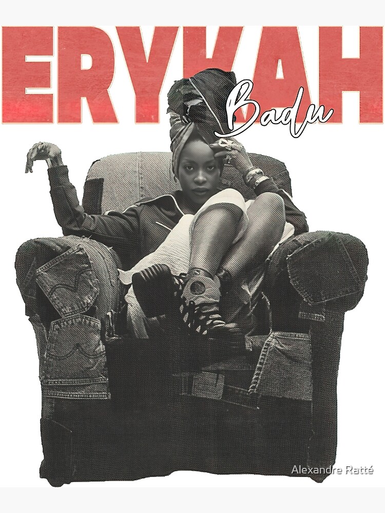 Erykah Badu Vintage Retro Style Premium Matte Vertical Poster sold by ...