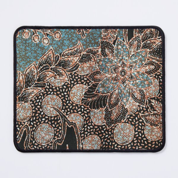 Item preview, Indonesia hand-drawn combination floral green batik pattern from Pekalongan designed and sold by Morcawork.