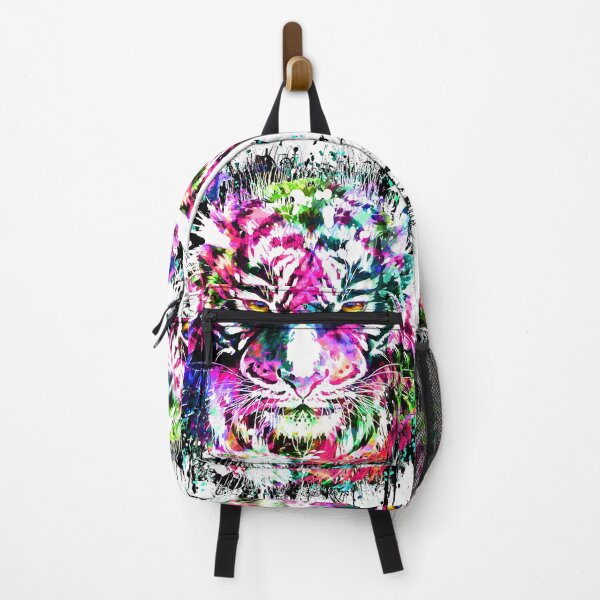 Item preview, Colorful Tiger - Siberian Tiger Head designed and sold by BigWildKiwi.