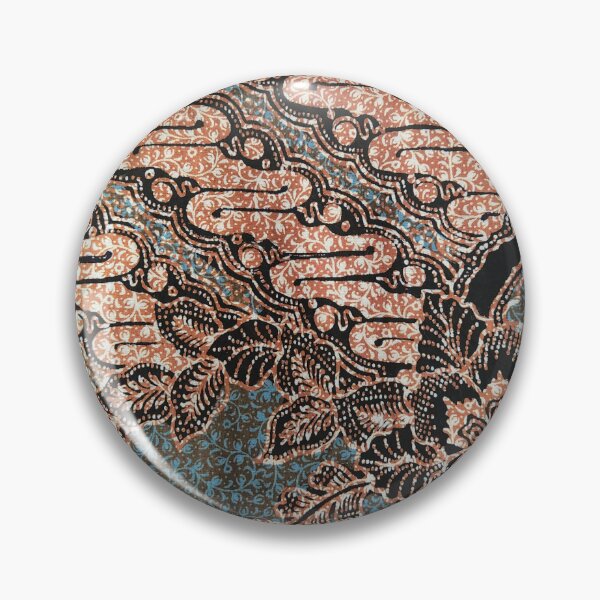 Item preview, Indonesia hand-drawn combination floral green pattern from Pekalongan designed and sold by Morcawork.