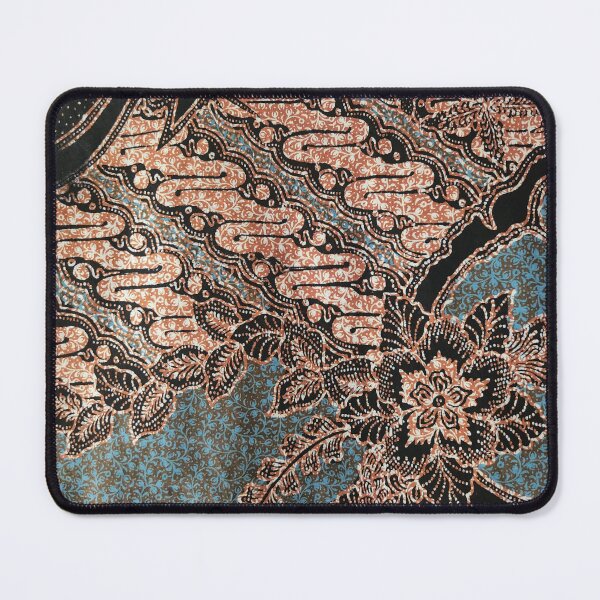 Item preview, Indonesia hand-drawn combination floral green pattern from Pekalongan designed and sold by Morcawork.
