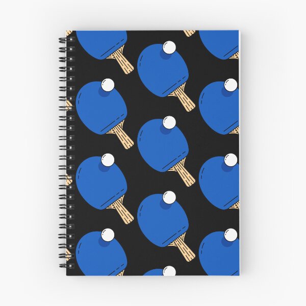 Item preview, Ping-Pong Pattern - Blue in Black Version - Table Tennis Pingpong Master designed and sold by Millusti.