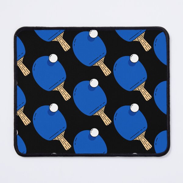 Item preview, Ping-Pong Pattern - Blue in Black Version - Table Tennis Pingpong Master designed and sold by Millusti.