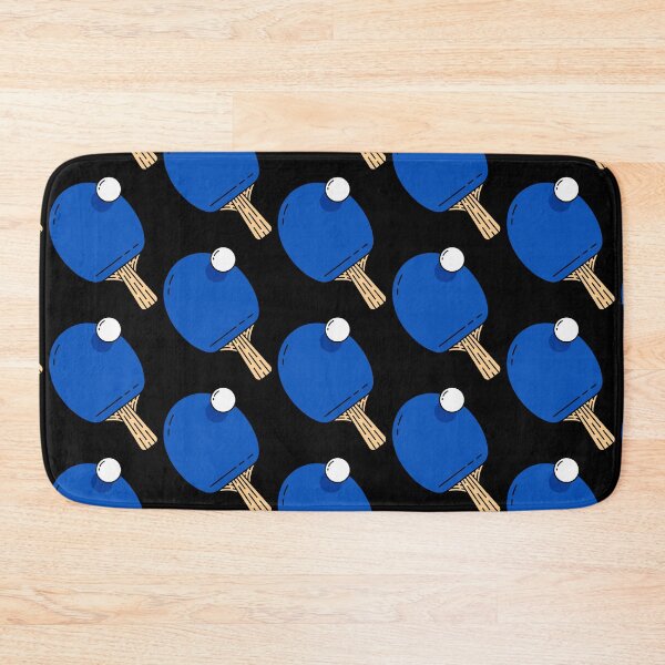 Item preview, Ping-Pong Pattern - Blue in Black Version - Table Tennis Pingpong Master designed and sold by Millusti.