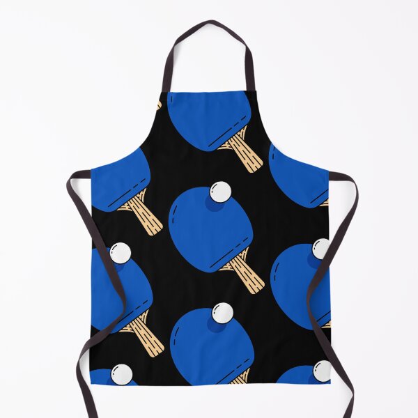 Item preview, Ping-Pong Pattern - Blue in Black Version - Table Tennis Pingpong Master designed and sold by Millusti.