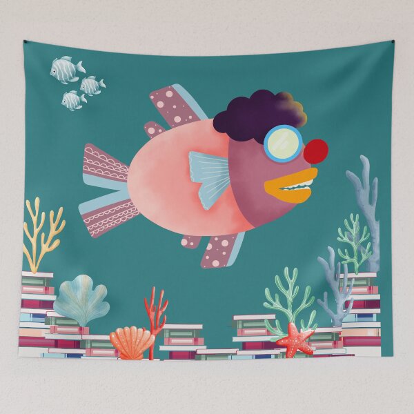 Item preview, Clown Book Fish designed and sold by tmdaliggr.