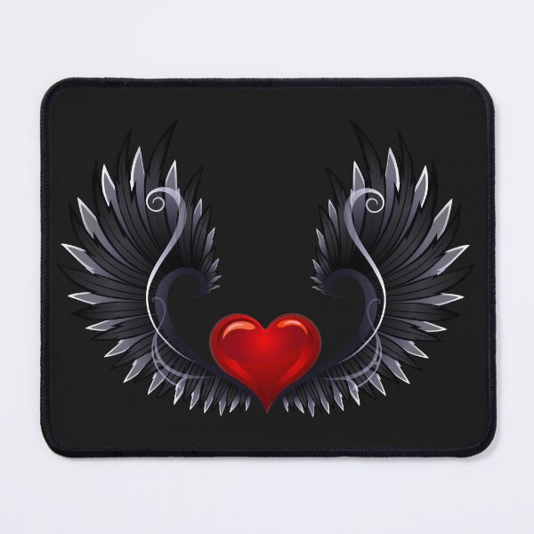 Item preview, Dark Angel Wings & Heart designed and sold by BiancaDPetals.