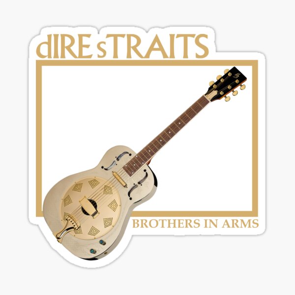 Dire Straits - Guitar Sticker for Sale by Ameduer