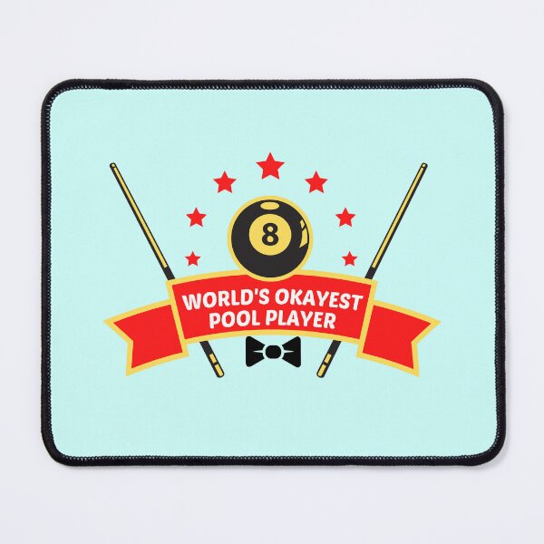 Item preview, World's Okayest Pool Player designed and sold by shopaminute.