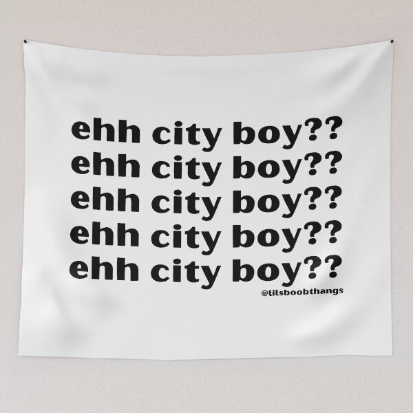 Item preview, Ehh city boy?? designed and sold by lilsboobthangs.