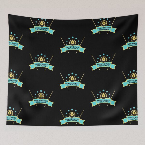 Item preview, World's Okayest Pool Player designed and sold by shopaminute.