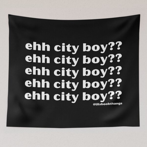 Item preview, Ehh city boy?? designed and sold by lilsboobthangs.