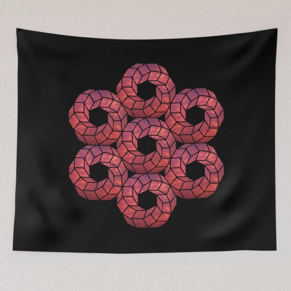 Item preview, Cube Torus Red Sky Mania designed and sold by createVisions.
