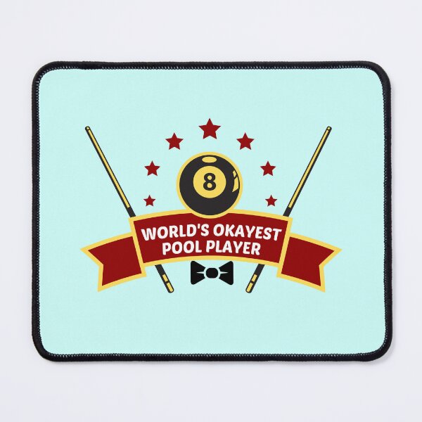 Item preview, World's Okayest Pool Player designed and sold by shopaminute.