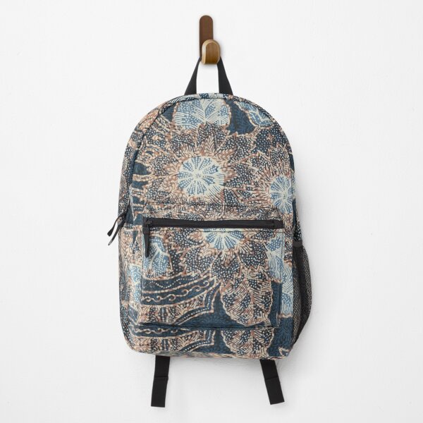 Item preview, Indonesia hand-drawn combination floral flower blue leaves plant batik pattern from Pekalongan designed and sold by Morcawork.