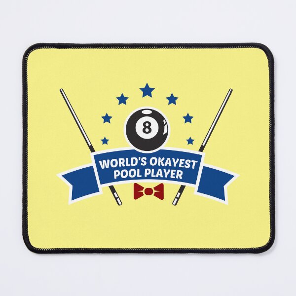 Item preview, World's Okayest Pool Player designed and sold by shopaminute.