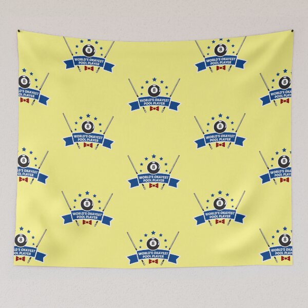 Item preview, World's Okayest Pool Player designed and sold by shopaminute.