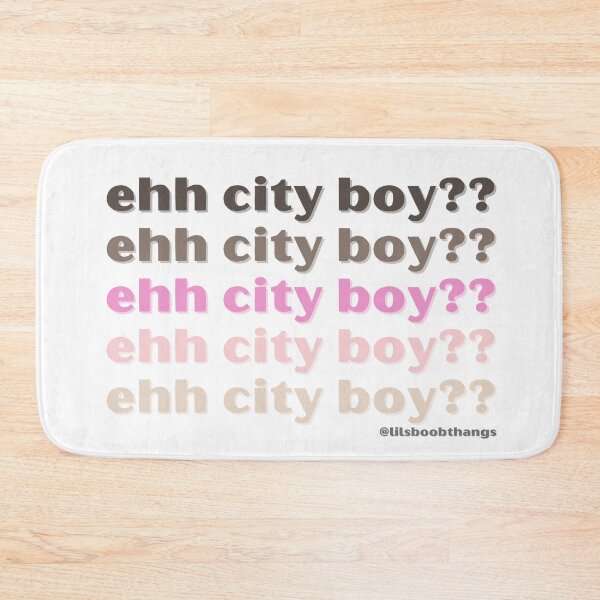 Item preview, Ehh city boy?? designed and sold by lilsboobthangs.