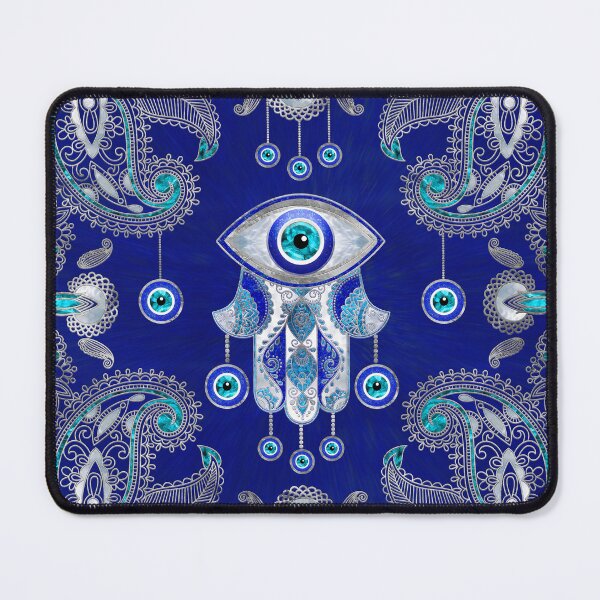 Item preview, Hamsa Hand -Evil Eye Amulet Ornament designed and sold by k9printart.