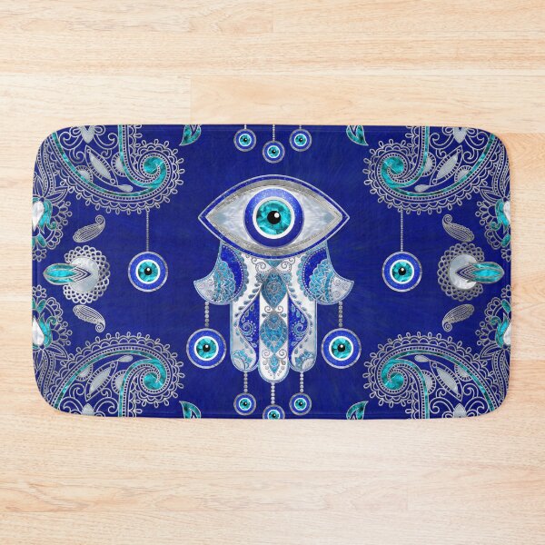 Item preview, Hamsa Hand -Evil Eye Amulet Ornament designed and sold by k9printart.