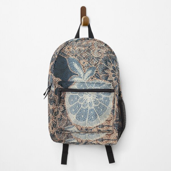 Item preview, Indonesia hand-drawn combination floral flower blue leaves plant batik pattern from Pekalongan designed and sold by Morcawork.