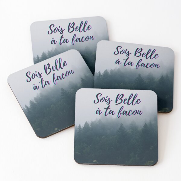 Item preview, Be beautiful in your own way - popular French quotes theme gifts  designed and sold by RebelliousRosee.