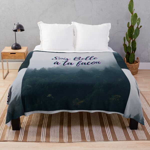Item preview, Be beautiful in your own way - popular French quotes theme gifts  designed and sold by RebelliousRosee.