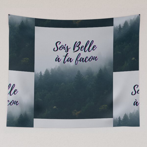 Item preview, Be beautiful in your own way - popular French quotes theme gifts  designed and sold by RebelliousRosee.