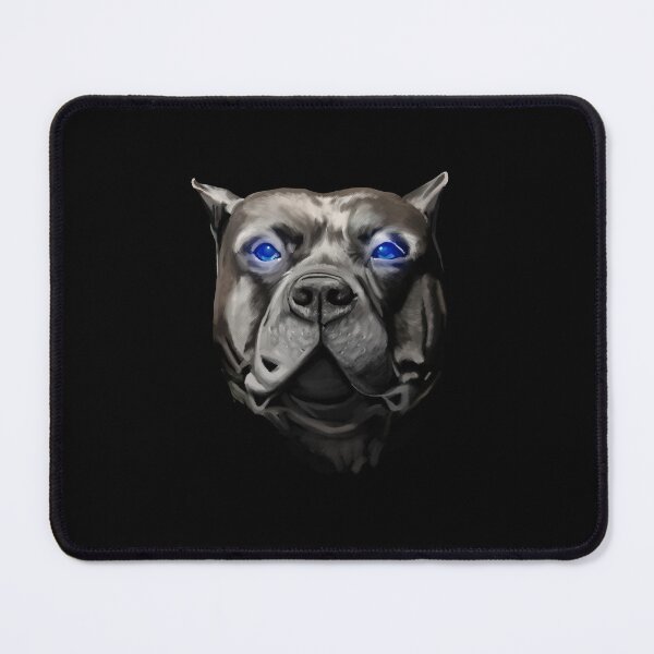 Item preview, Black Pitbull with Blue-eyes Gifts designed and sold by Barnissim.