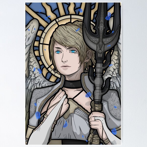 Vista previa del artículo con la obra «El Oráculo - Lunafreya», diseñado y vendido por Sven from Oz.