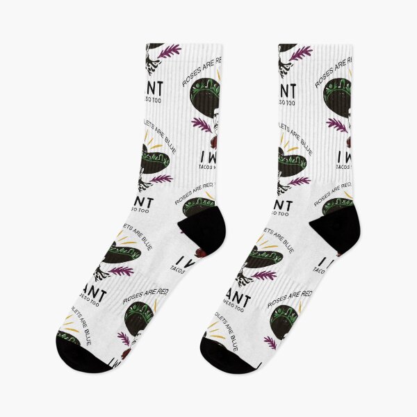 Item preview, Roses Are Red Violets Are Blue I Want Queso and Tacos Too design designed and sold by Merchking1.