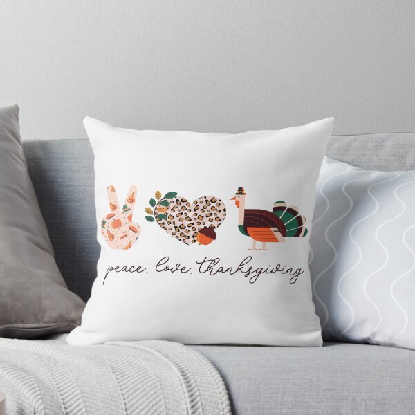 Item preview, Leopard Heart Thanksgiving Turkey, Peace Love Thanksgiving design designed and sold by Merchking1.