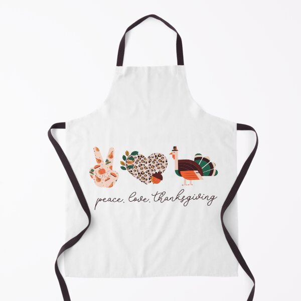 Item preview, Leopard Heart Thanksgiving Turkey, Peace Love Thanksgiving design designed and sold by Merchking1.