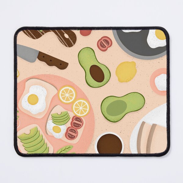 Item preview, Avocado Toast Flat Lay designed and sold by draftsxdoodles.
