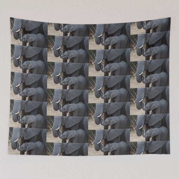 Item preview, Love & Trust - Mother & Baby African Elephants  designed and sold by Jensphotos.