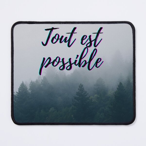 Item preview, Anything is possible - popular french quotes theme gifts designed and sold by RebelliousRosee.