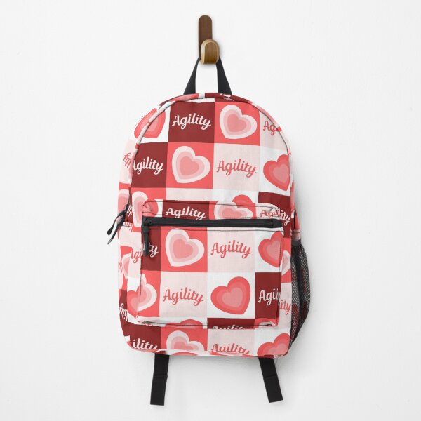 Item preview, Agility with orange hearts for dog lovers designed and sold by PausePapote.