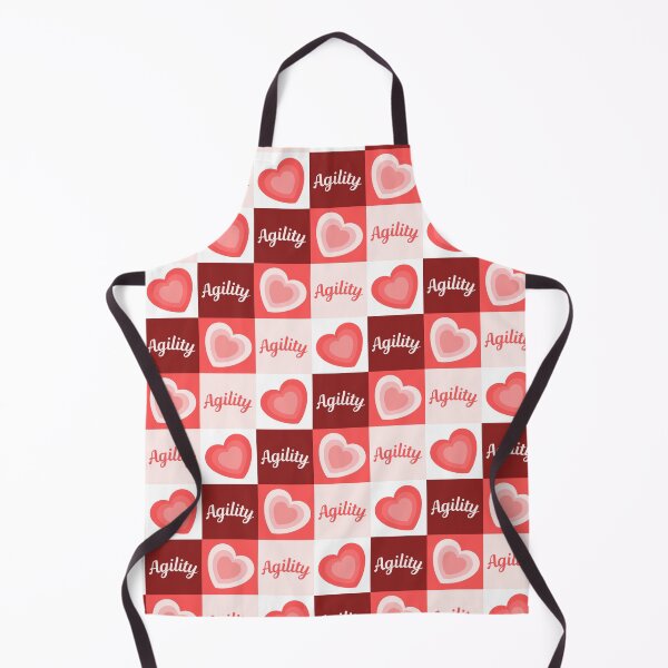 Item preview, Agility with orange hearts for dog lovers designed and sold by PausePapote.