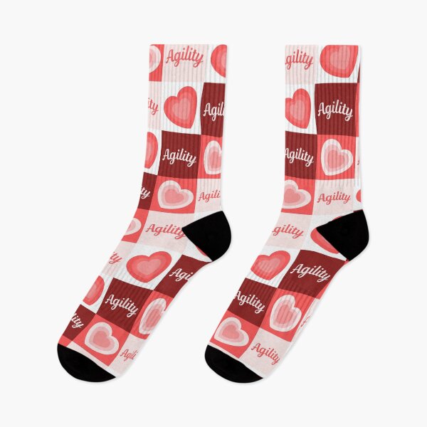 Item preview, Agility with orange hearts for dog lovers designed and sold by PausePapote.