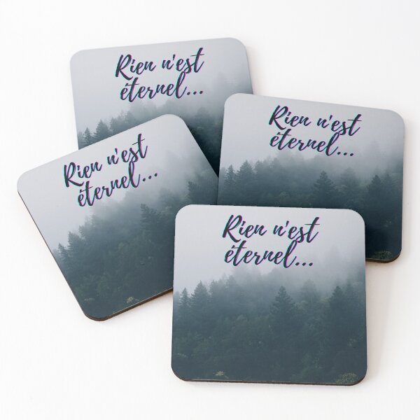 Item preview,  Nothing lasts forever - popular french quotes theme gifts  designed and sold by RebelliousRosee.