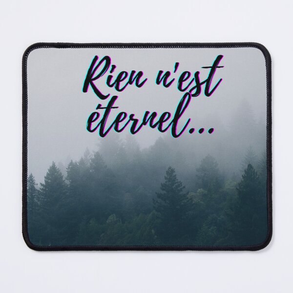 Item preview, Nothing lasts forever - popular french quotes theme gifts designed and sold by RebelliousRosee.