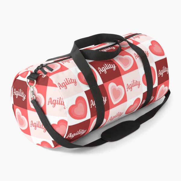 Item preview, Agility with orange hearts for dog lovers designed and sold by PausePapote.