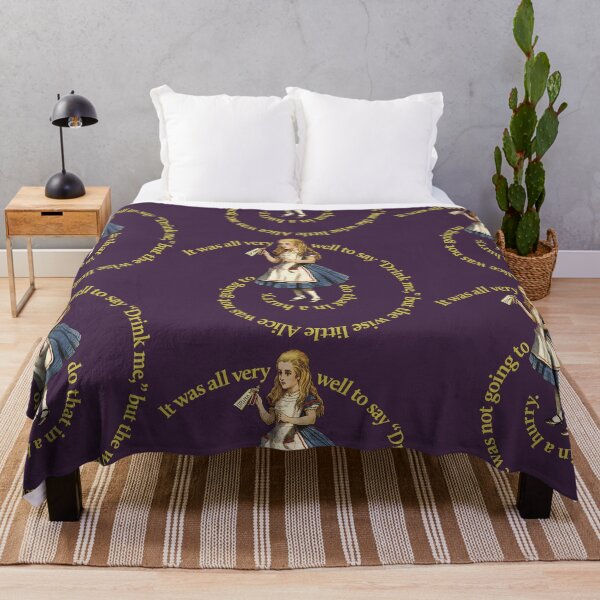 Item preview, Alice in Wonderland Drink Me illustration with spiral text designed and sold by RetroImages.