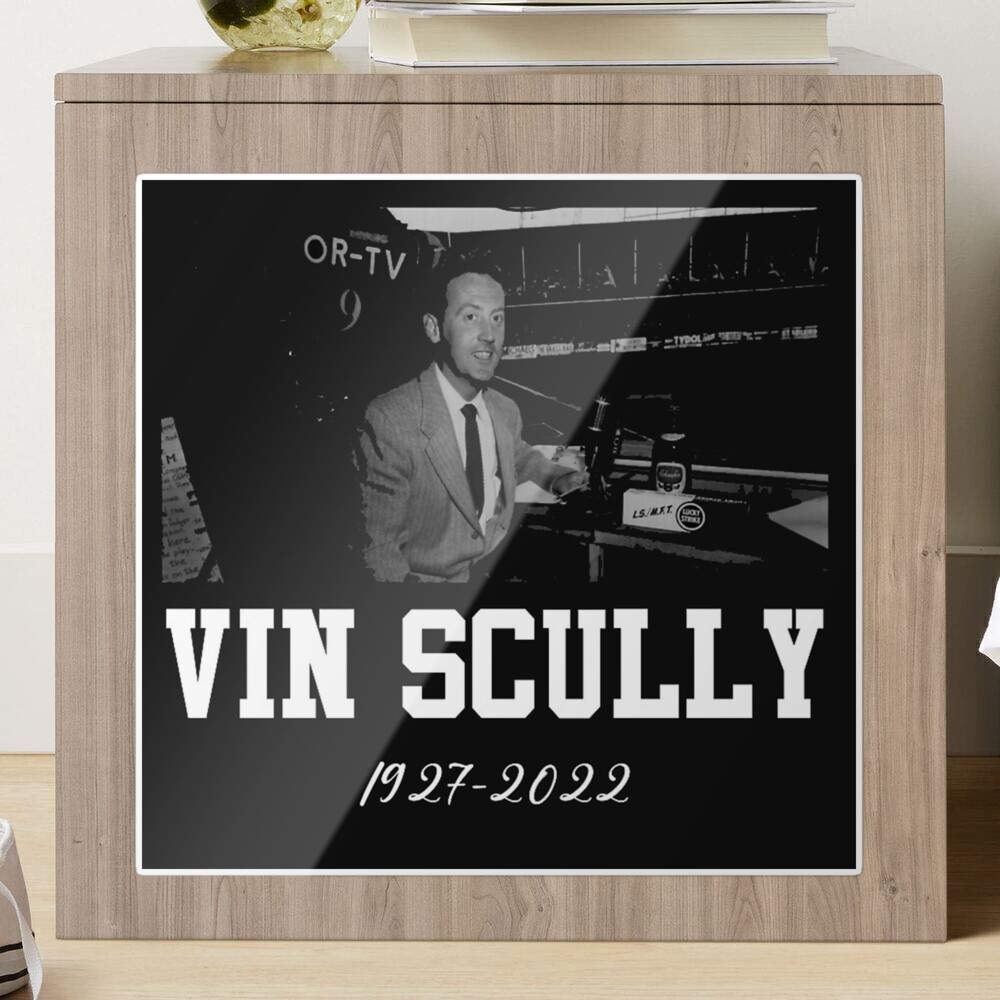 Vin Scully Broadcaster Of LA Dodgers 1927 2022 Portrait Vin Scully