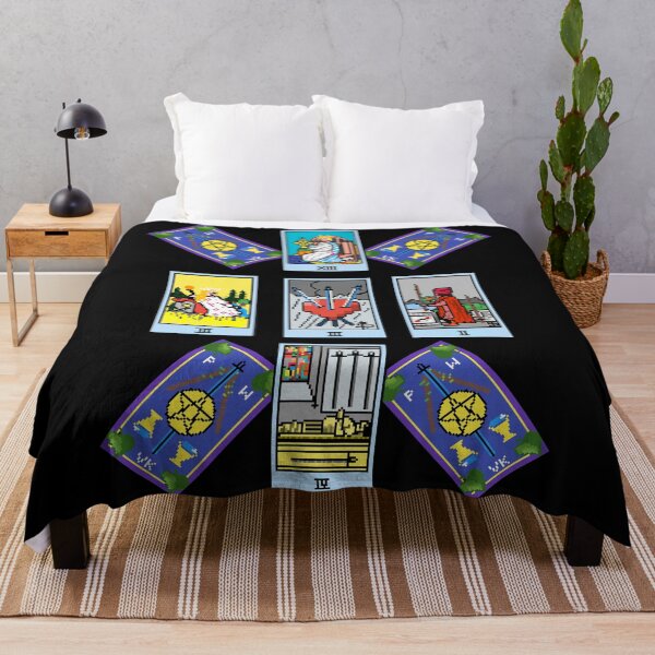 Item preview, Pixel Waite Tarot - Celtic Cross Spread 21 Design for T-shirts and accessories designed and sold by Pixel Waite.