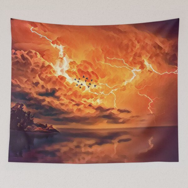 Item preview, Stormy Night At Sea designed and sold by Inyeneart.