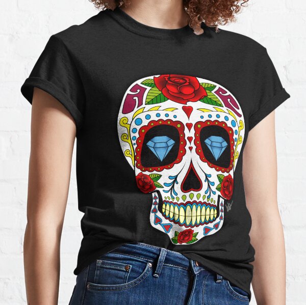 Diamonds sugar skull !!! Classic T-Shirt